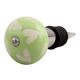 Light Green Ecthed Ceramic Wine Stopper